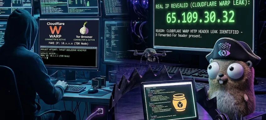 Catching Cloudflare WARP Leaking Real IPs Through Tor