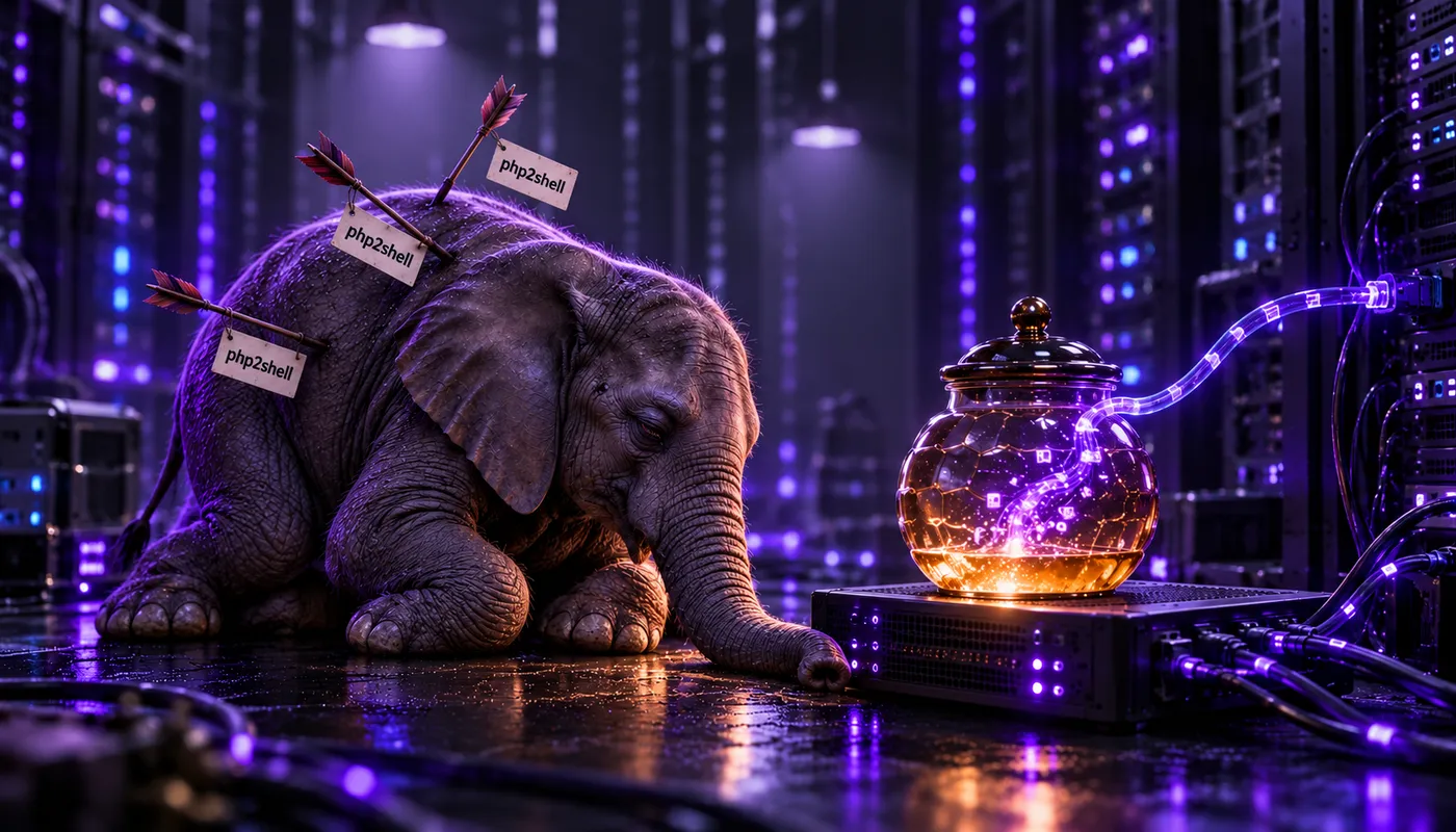 PHP2Shell in the Wild: An Exploit Attempt Captured by Beelzebub